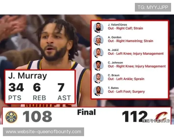 掘金逆境中谋夺冠,穆雷季后赛模式启动